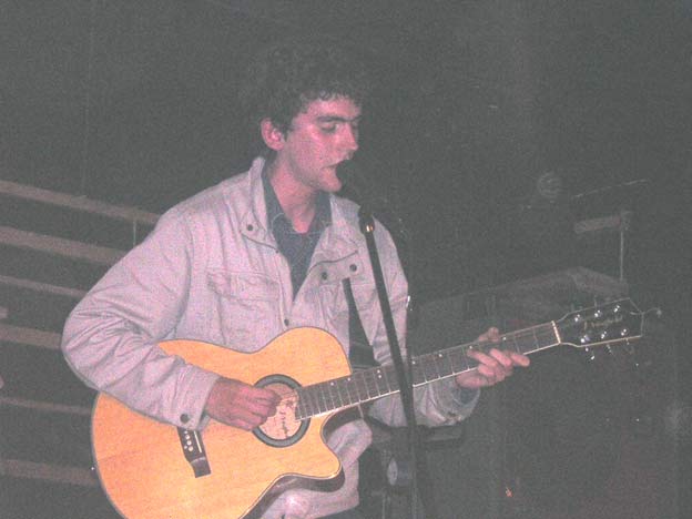 Adam, at the strange rehearsal place we ended up playing when the original venue cancelled